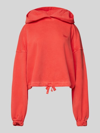 Tommy Jeans Oversized Hoodie aus reiner Baumwolle Hellrot 2