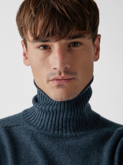 BOGLIOLI Rollkragenpullover aus Kaschmir Schwarz 3