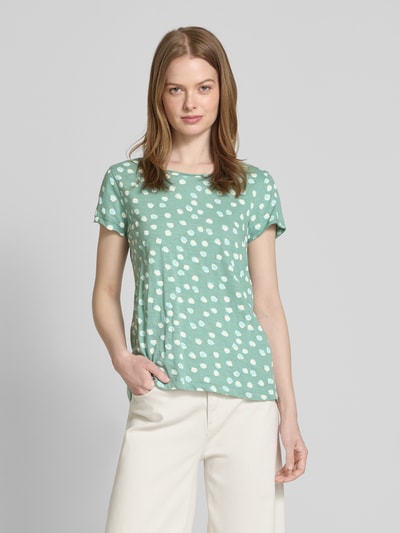 Tom Tailor T-shirt o kroju regular fit z czystej bawełny Miętowy 4