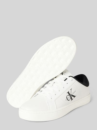 Calvin Klein Jeans Sneakers met labeldetails, model 'CLASSIC' Wit - 3