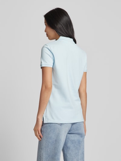 Montego Koszulka polo o kroju regular fit w jednolitym kolorze Błękitny 5