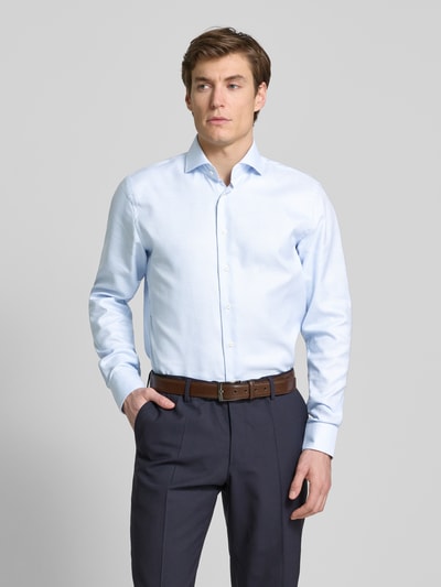 Profuomo Regular Fit Business-Hemd mit Kentkragen Blau 4