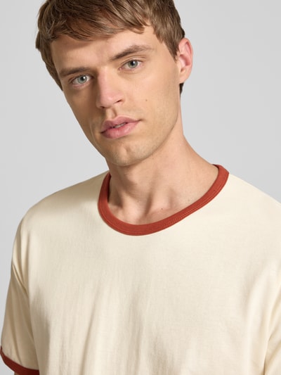 Jack & Jones T-shirt z okrągłym dekoltem model ‘FORMENTERA’ Złamany biały 3