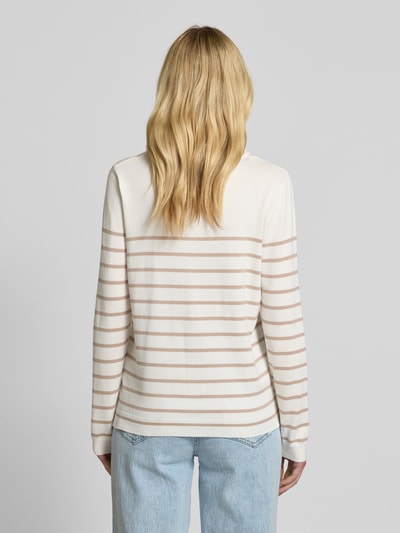 FREE/QUENT Gebreid jack met knoopsluiting, model 'Pixie' Offwhite - 5