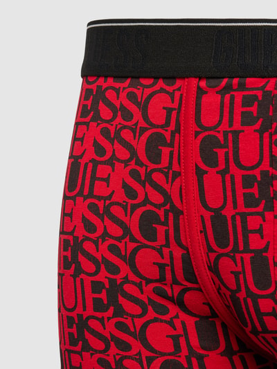 GUESS Trunks mit elastischem Logo-Bund im 3er-Pack Modell 'JOE' Rot 2
