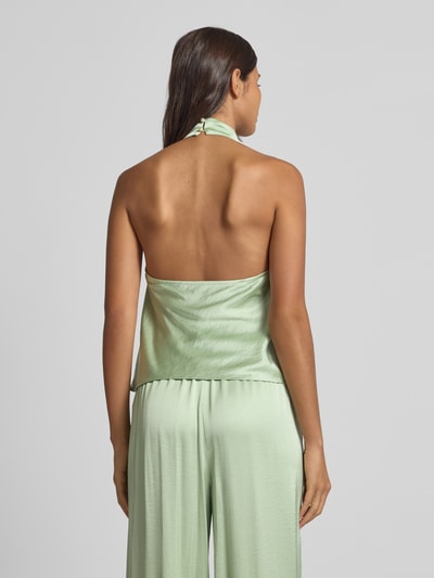 mbyM Blusentop mit Neckholder Modell 'Zuzela' Schilf 5