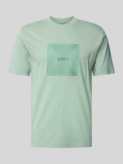 BOSS Green T-shirt met ronde hals Mintgroen - 2