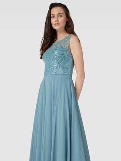 Hey Kyla Abendkleid mit Ziersteinbesatz Aqua 3