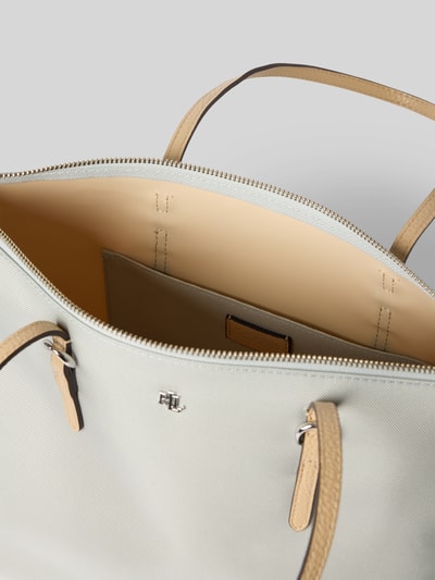 Lauren Ralph Lauren Shopper mit Strukturmuster Modell 'KEATON' Hellblau 5