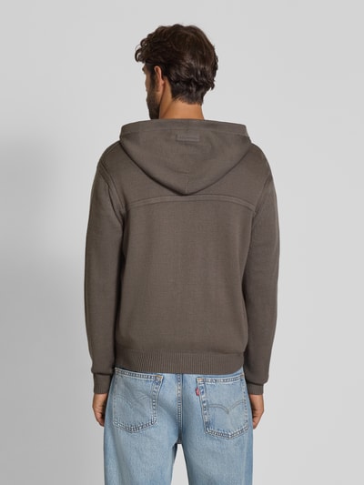 ARMANI EXCHANGE Gebreid jack met capuchon Middengrijs - 5