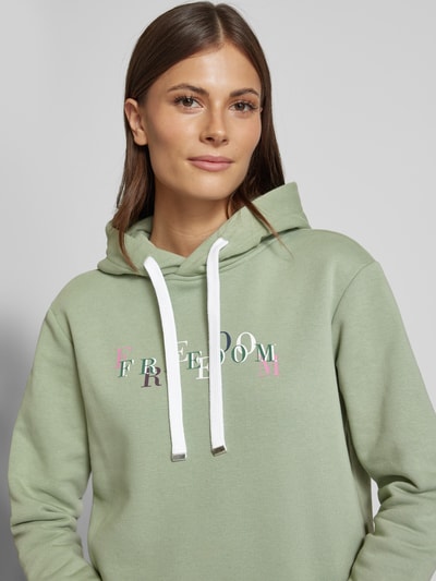 Christian Berg Woman Hoodie mit Statement-Print Schilf 3