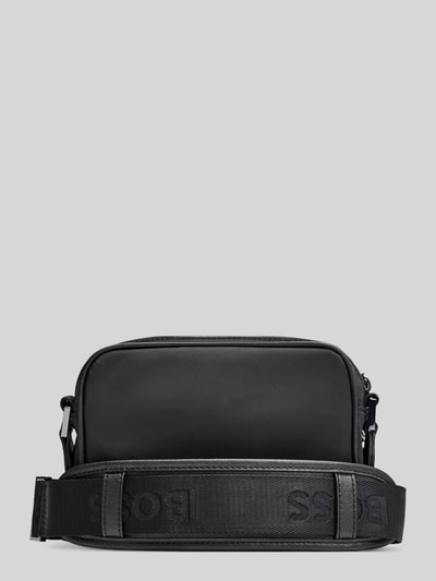 BOSS Umhängetasche aus glattem Twill Modell 'B_ICON' Black 3