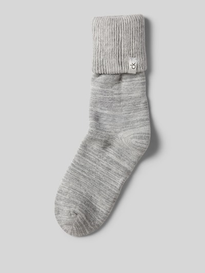 CK Calvin Klein Socken mit Label-Detail Hellgrau 1