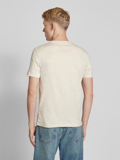 Tommy Jeans Slim Fit T-Shirt mit Logo-Stitching im 2er-Pack Beige 5