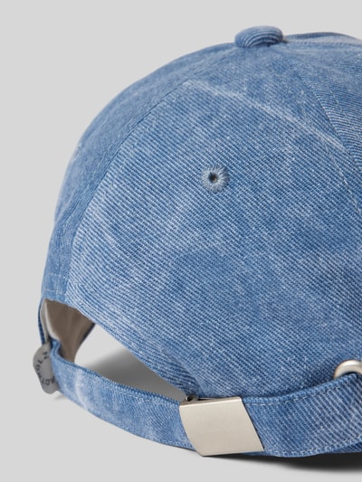 ROTHOLZ Basecap mit Label-Stitching Modell 'Denim Floppy' Blau 3