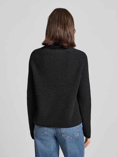 Marc O'Polo Regular Fit Strickpullover aus reiner Baumwolle Dunkelgrau 5