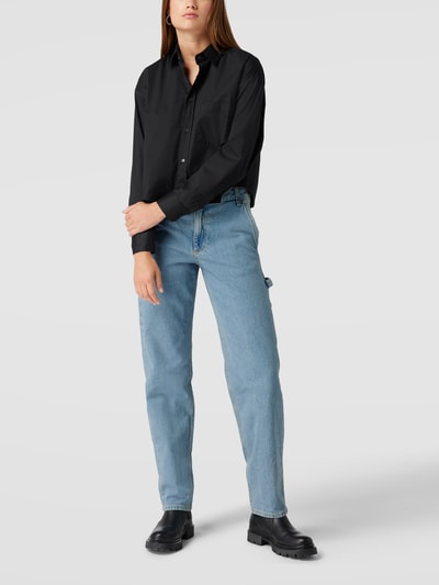 Review Relaxed fit jeans met high waist Lichtblauw - 1