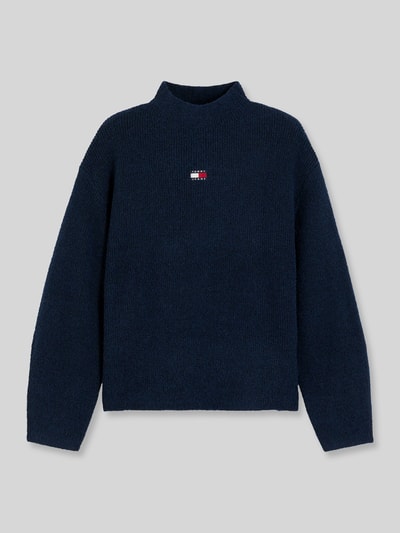 Tommy Jeans Relaxed Fit Pullover mit Alpaka-Anteil Marine 2