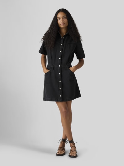 Levi's® Jeanskleid mit Knopfleiste aus reiner Baumwolle Black 1