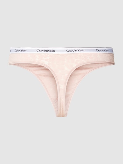 Calvin Klein Underwear Stringi ze zwierzęcym nadrukiem Różowawy 3