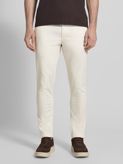 Tommy Hilfiger Slim Fit Chino aus Baumwoll-Mix Modell 'BLEECKER' Offwhite 4