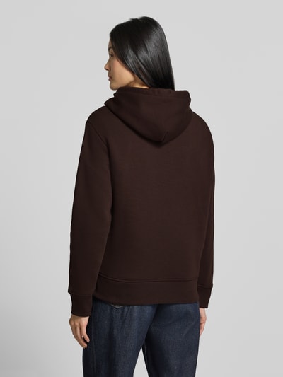 GANT Regular Fit Hoodie aus Baumwoll-Mix Dunkelbraun 5