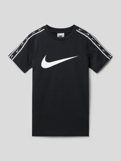 Nike T-Shirt mit Galonstreifen Black 1