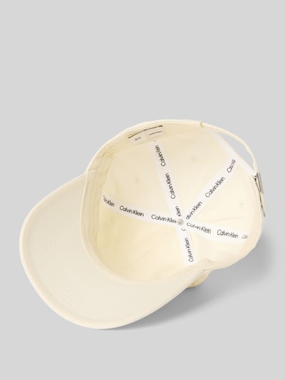 CK Calvin Klein Basecap aus reiner Baumwolle Beige 2