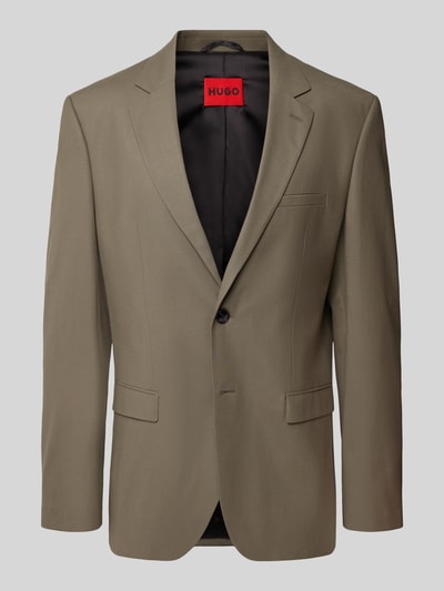 HUGO Slim fit 2-knoops colbert van wolmix, model 'ARTI' Groen - 2