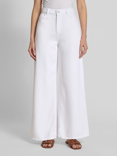 Rich & Royal Wide Leg Jeans im 5-Pocket-Design Weiss 4