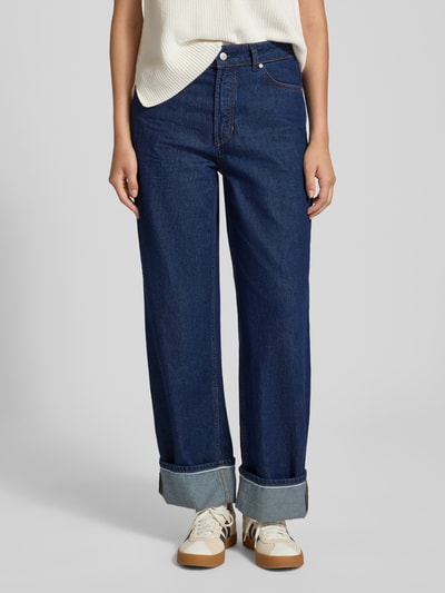 Marc O'Polo Denim Wide leg jeans van zuiver katoen Jeansblauw - 4