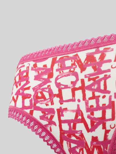 Sloggi Hipster mit Spitzenbesatz Modell 'GO Crush' im 3er-Pack Pink 2