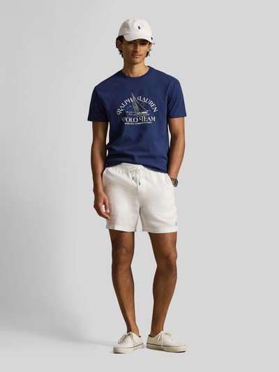 Polo Ralph Lauren Regular Fit T-Shirt aus reiner Baumwolle Marine 1