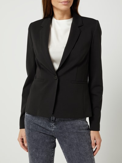 Drykorn Blazer mit 1-Knopf-Verschluss Modell 'Selsey' Black 4