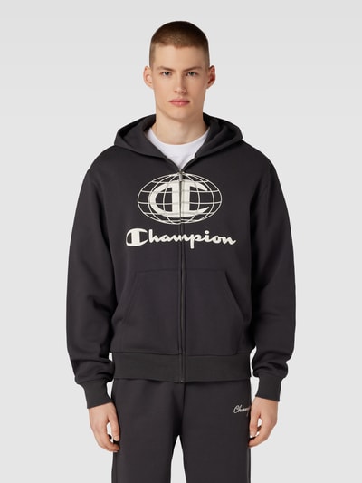 CHAMPION Sweatjack met labelprint Zwart - 4