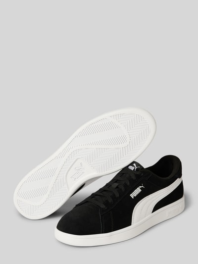 Puma Ledersneaker mit Label-Details Modell 'Smash 3.0' Weiss 4