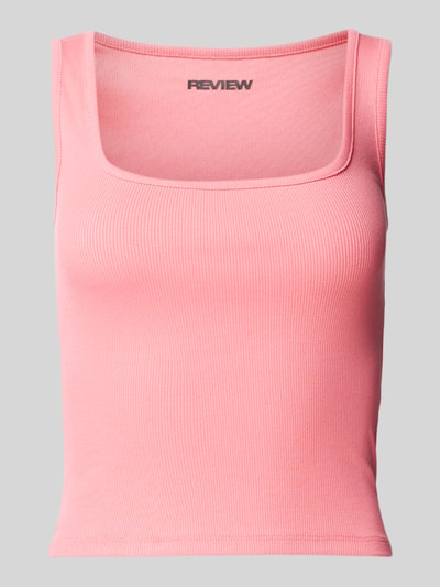 Review Tanktop mit Karree-Ausschnitt Pink 2