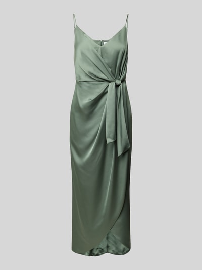 Jake*s Cocktail Cocktailkleid mit Knoten-Detail Schilf Melange 2