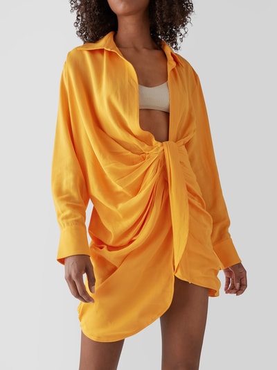 Jacquemus Blusenkleid in Minilänge Orange 6