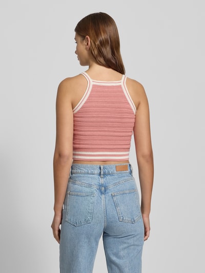 Review Crop Stricktop mit Rundhalsausschnitt Rosa 5