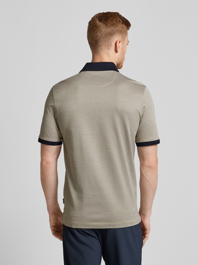 bugatti Poloshirt met borstzak Olijfgroen - 5