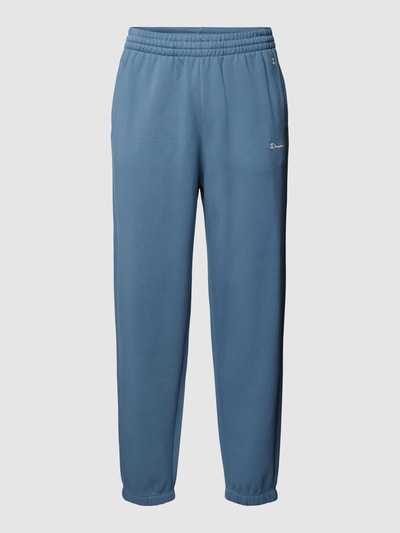 CHAMPION Sweatpants mit Label-Stitching Modell 'Rochester' Rauchblau 2