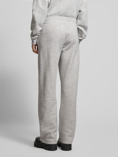 Gina Tricot Straight Leg Sweatpants mit elastischem Bund Hellgrau Melange 5