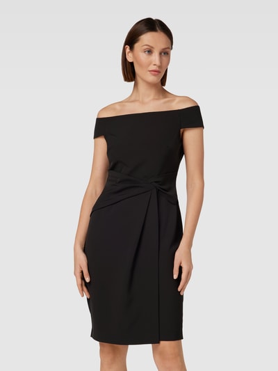 Lauren Ralph Lauren Cocktailkleid mit Knotendetail Modell 'SARAN' Black 4