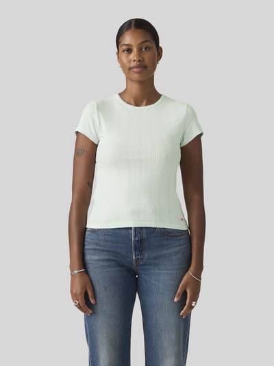 Levi's® Regular Fit T-Shirt mit Rundhals Hellblau 4