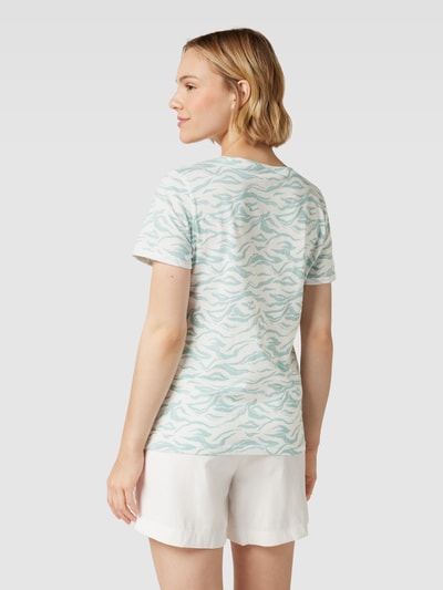 Tom Tailor T-shirt met motiefprint Rookblauw - 5