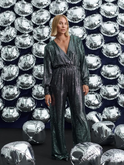 Constantly K X P&C* Jumpsuit mit Paillettenbesatz - Constantly K x P&C* Silber 6