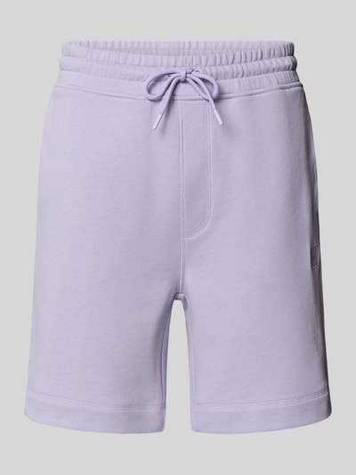 BOSS Orange Sweatshorts met steekzakken, model 'Sewalk' Lila - 2