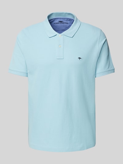 Fynch-Hatton Regular Fit Poloshirt mit Logo-Stitching Bleu 1