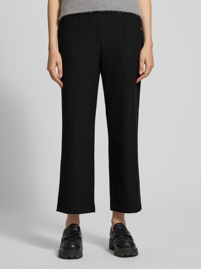 TONI Spodnie materiałowe o skróconym kroju model ‘SUE’ Czarny 4